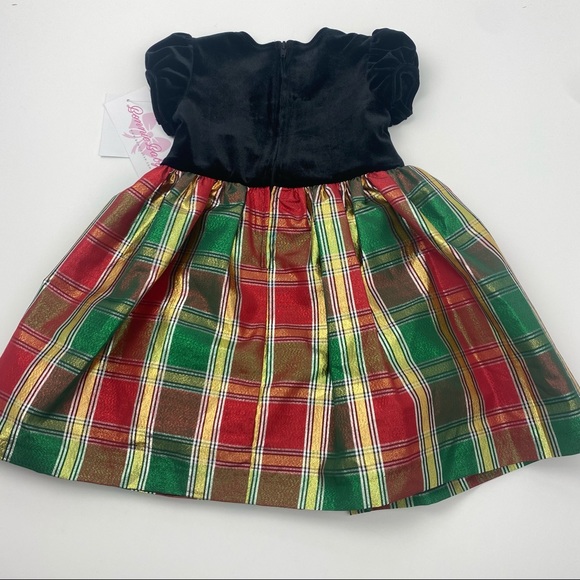 Bonnie Jean Baby Girls Holiday Dress Size 24M New - Picture 8 of 12